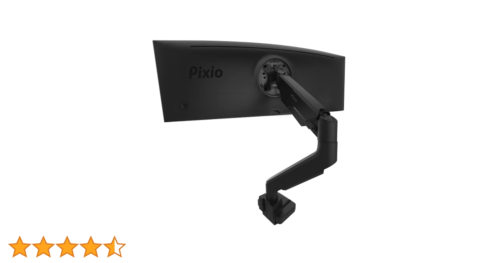 モニターアーム Pixio PS2S Black Monitor Arm Single Pixio PS2S | Premium Single Monitor Gas Powered Spring Arm Mount